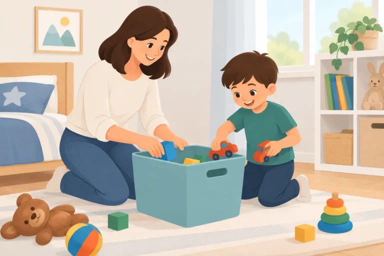 Cómo enseñar a los niños a recoger sin peleas