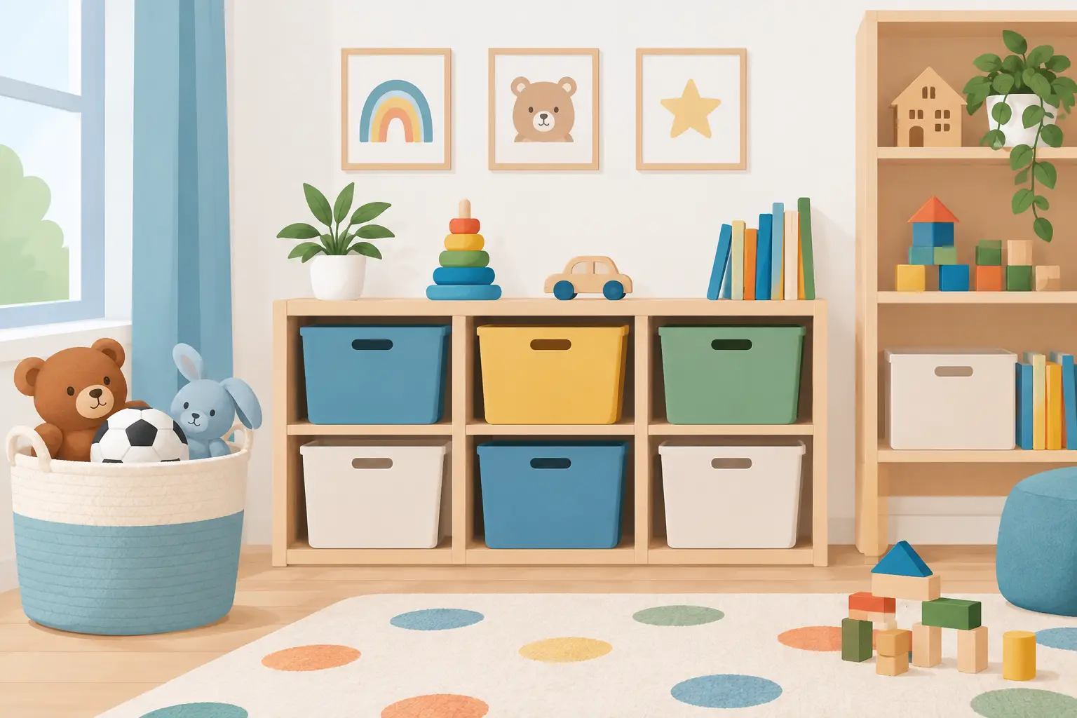Ideas para organizar juguetes de niños en casa